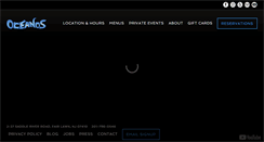 Desktop Screenshot of oceanosrestaurant.com